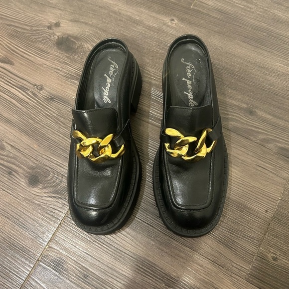 Free People Lyra Link Mules Size 7.5 - Picture 1 of 8